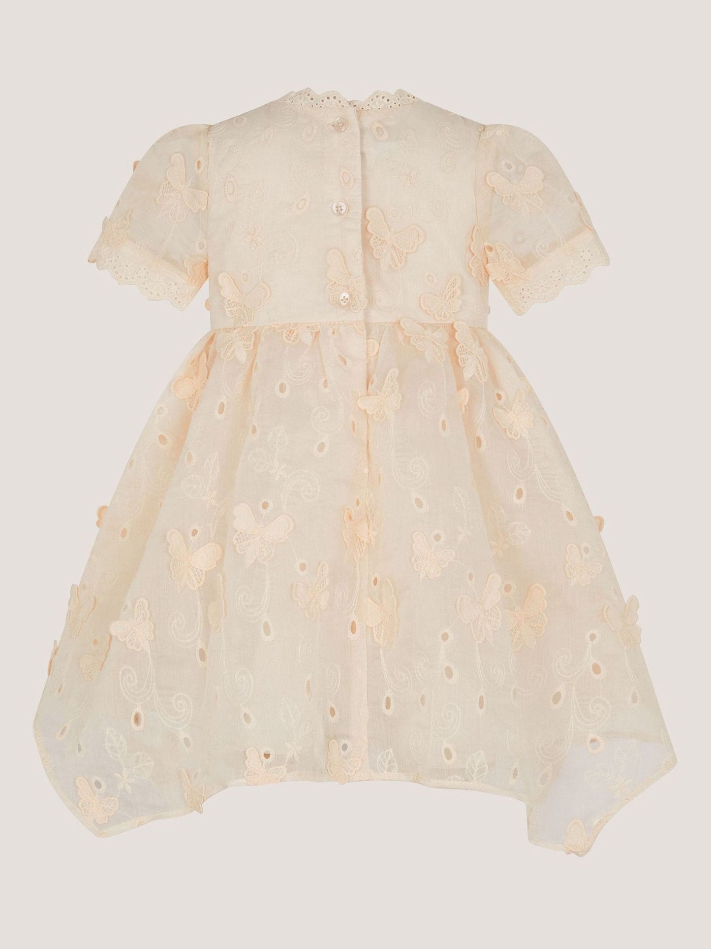 Monsoon Orange Baby Beryl Butterfly Broderie Dress image 2