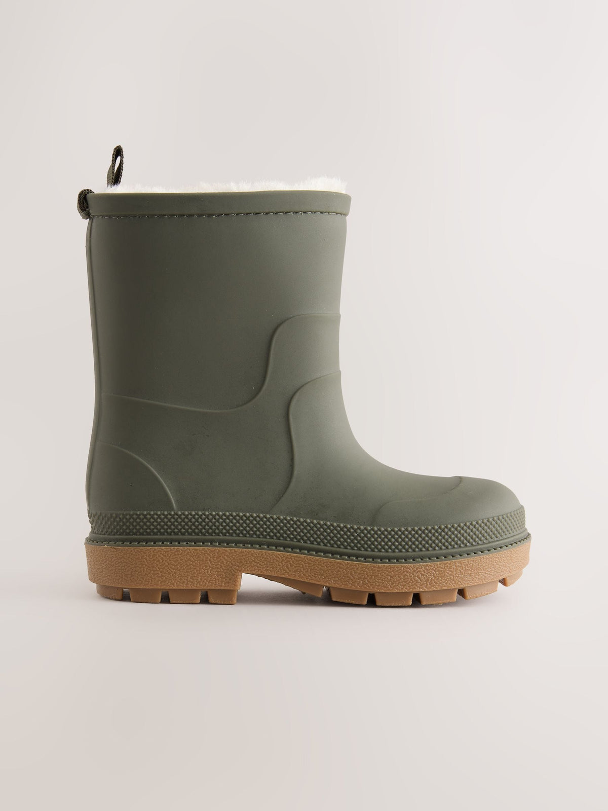 Dsiney Kidz - Khaki Green Warm Lined Wellies image 2