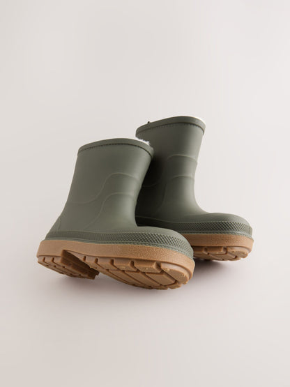Dsiney Kidz - Khaki Green Warm Lined Wellies image 4