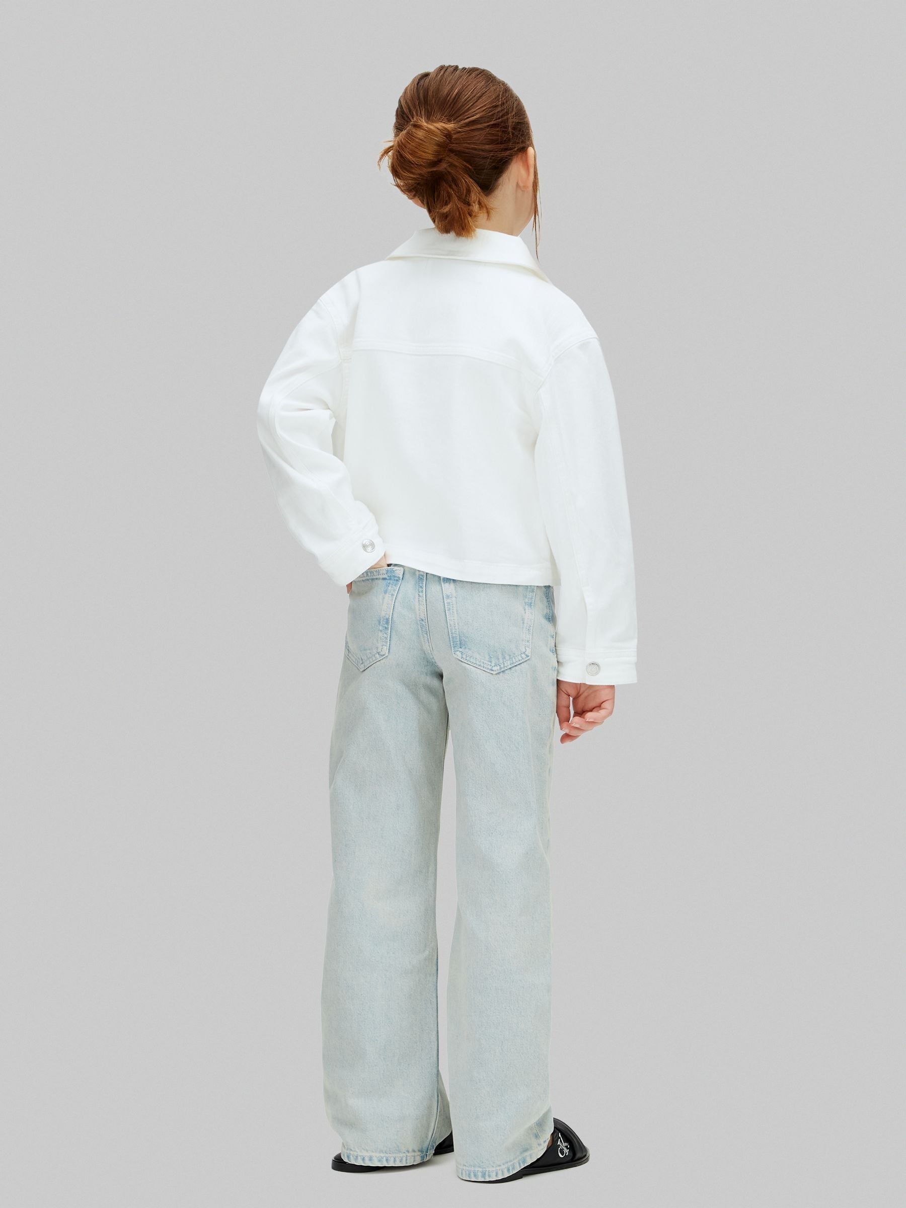 Dsiney Kidz - Calvin Klein White Denim Trucker Jacket image 2