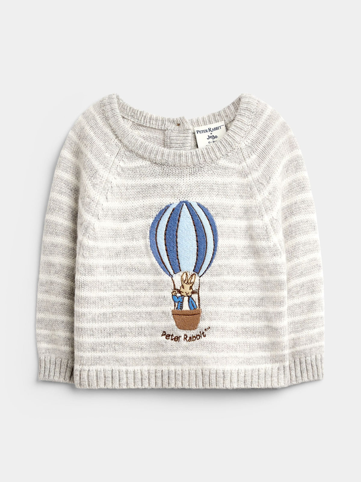 JoJo Maman Bébé Grey Peter Rabbit Knitted Jumper & Leggings Set - image 2