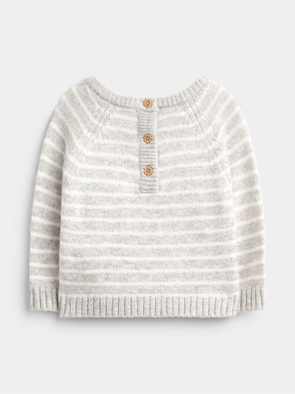 JoJo Maman Bébé Grey Peter Rabbit Knitted Jumper & Leggings Set - image 3