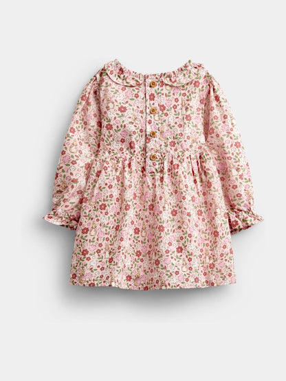 Dsiney Kidz - JoJo Maman Bébé Pink Floral Peter Rabbit Flopsy Knit Dress image 3