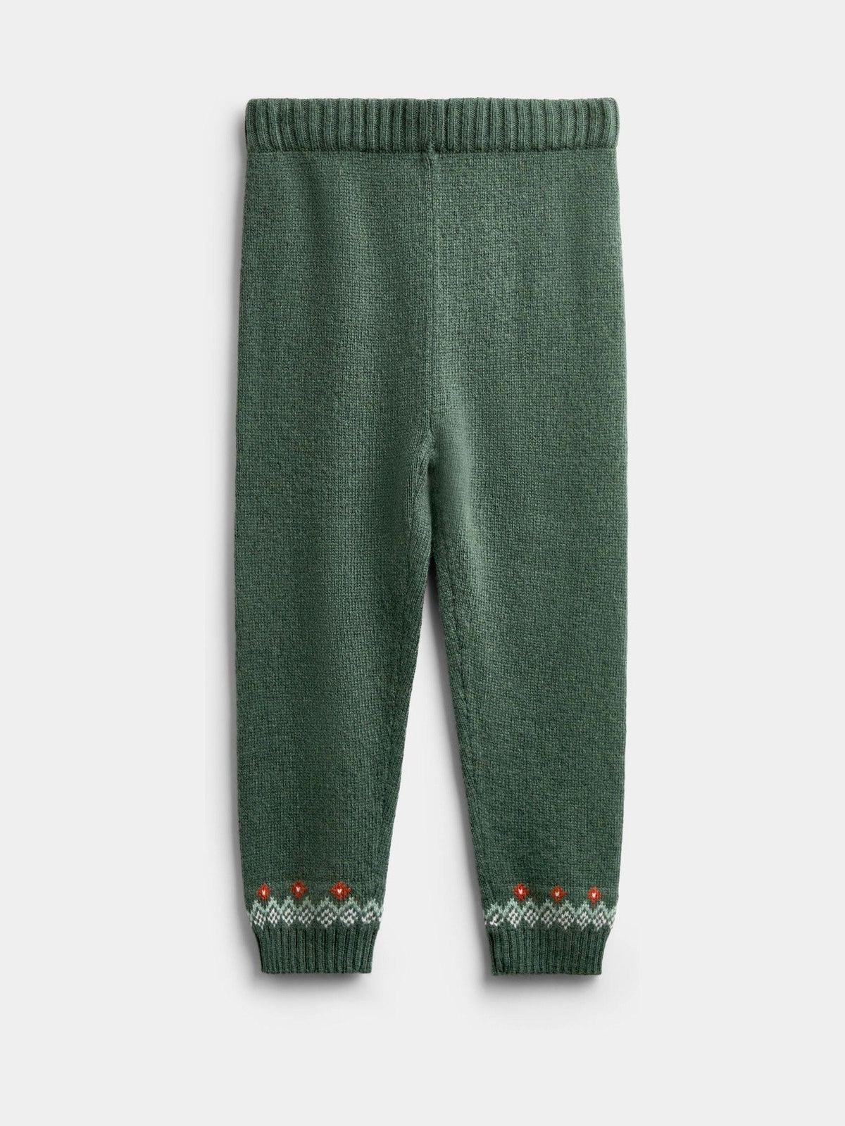 JoJo Maman Bébé Green Tractor Tractor Fairisle Knitted Jumper & Leggings Set - image 4