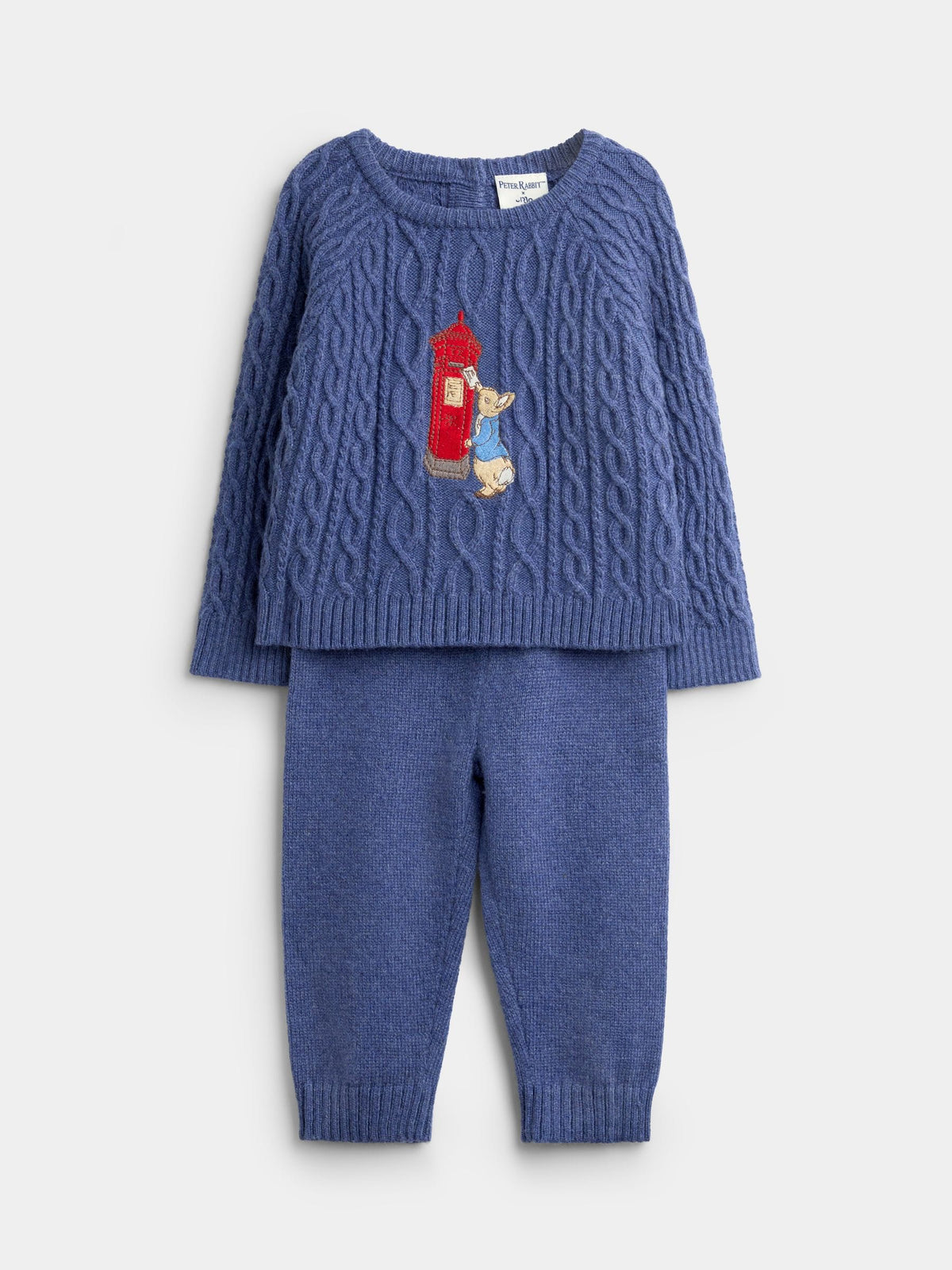 JoJo Maman Bébé Blue Peter Rabbit London Knitted Set - image 1
