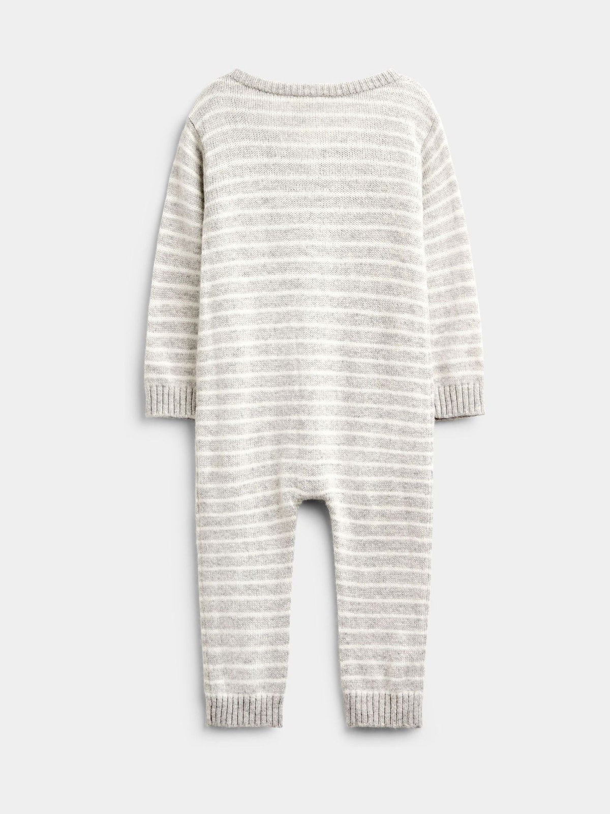 Dsiney Kidz - JoJo Maman Bébé Grey Peter Rabbit Knit All-In-One image 2