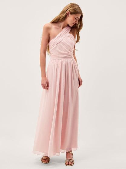 Dsiney Kidz - Monsoon Pale Pink Arianna One Shoulder Tulle Prom Dress image 1