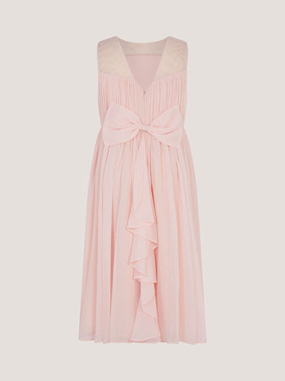 Monsoon Pink Imogen Sleeveless Chiffon Party Dress image 3