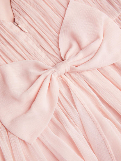 Monsoon Pink Imogen Sleeveless Chiffon Party Dress image 4