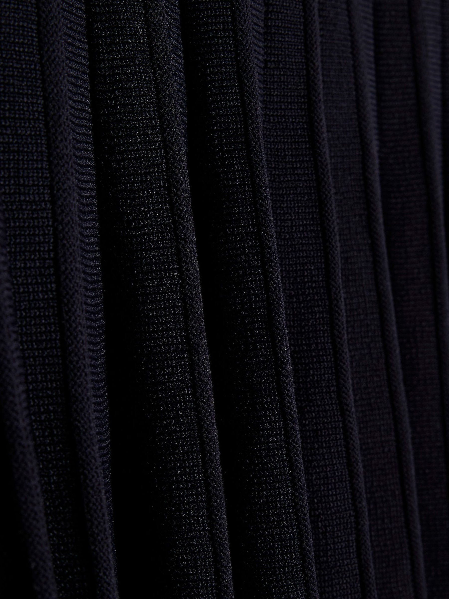 Dsiney Kidz - River Island Navy Rib Polo Top & Skirt Set image 5