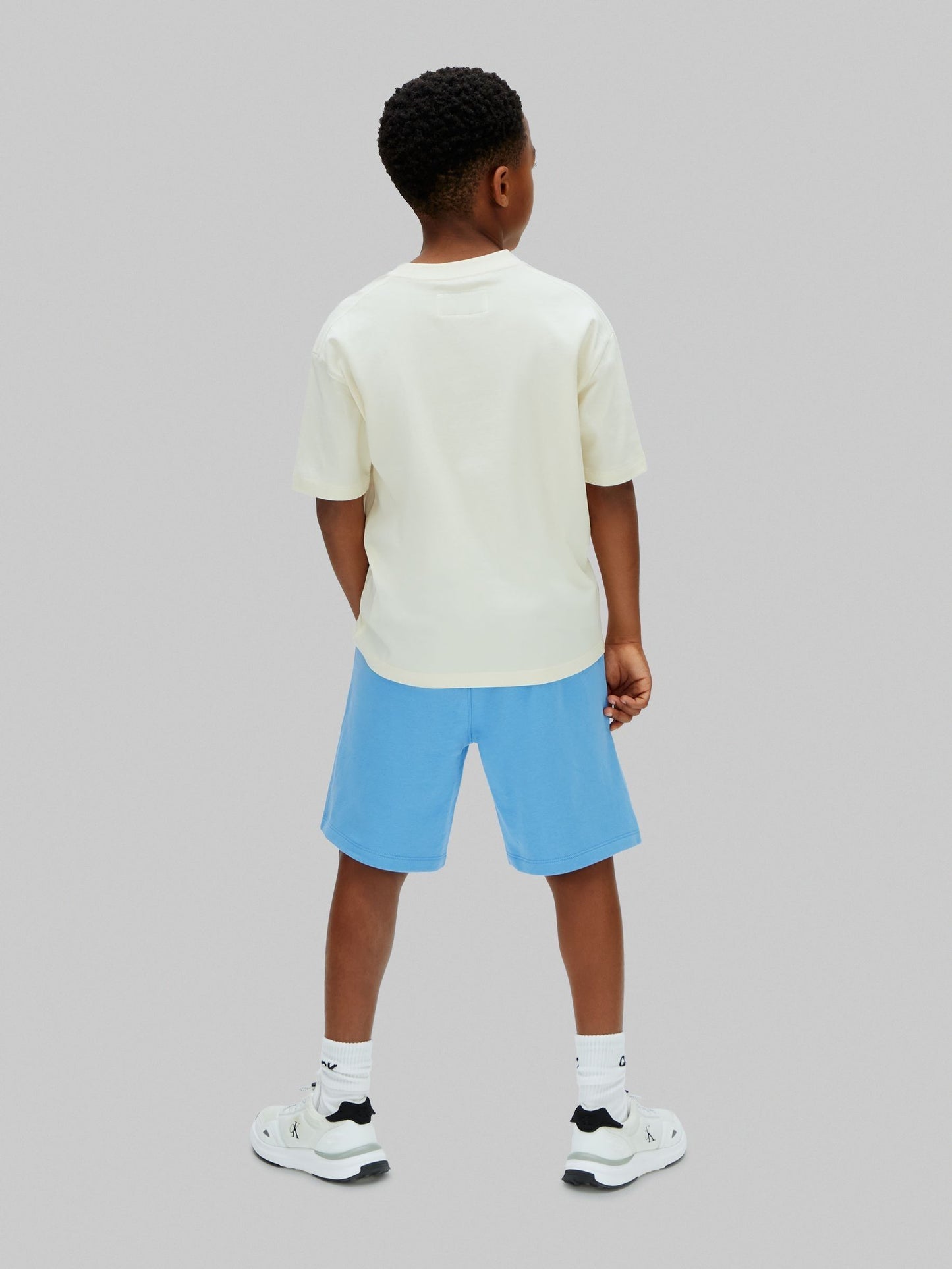 Calvin Klein Blue Denim Cargo Shorts image 2