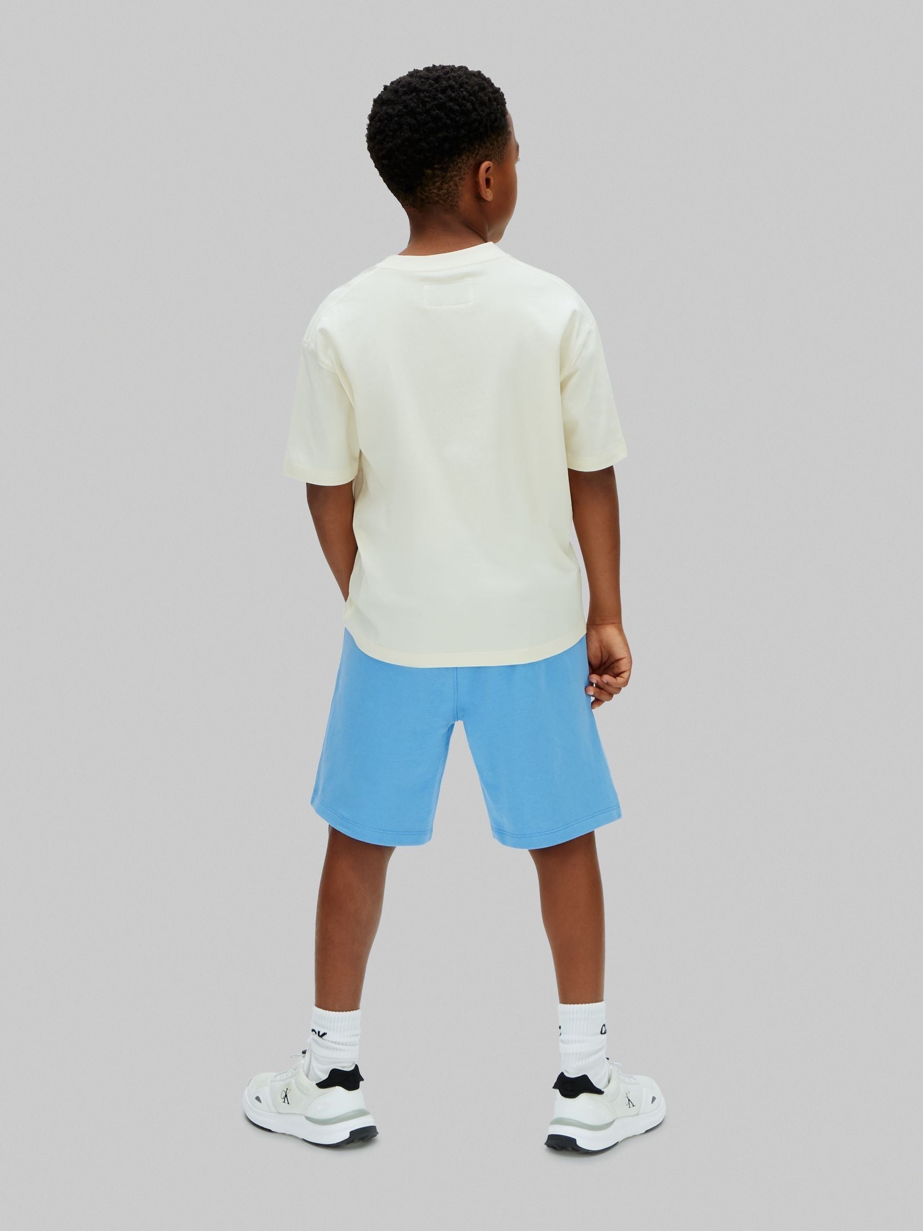 Calvin Klein Blue Denim Cargo Shorts image 2