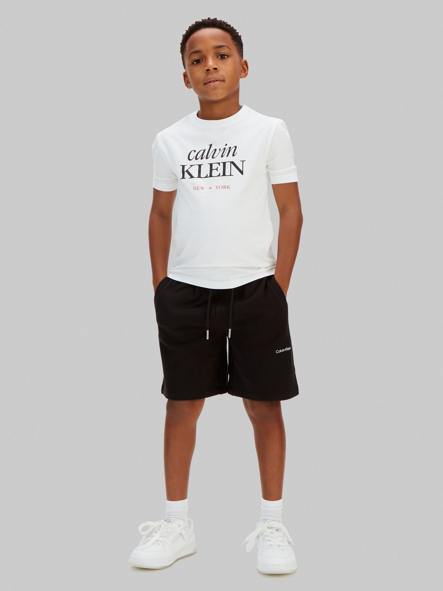 Calvin Klein Black Denim Cargo Shorts image 2