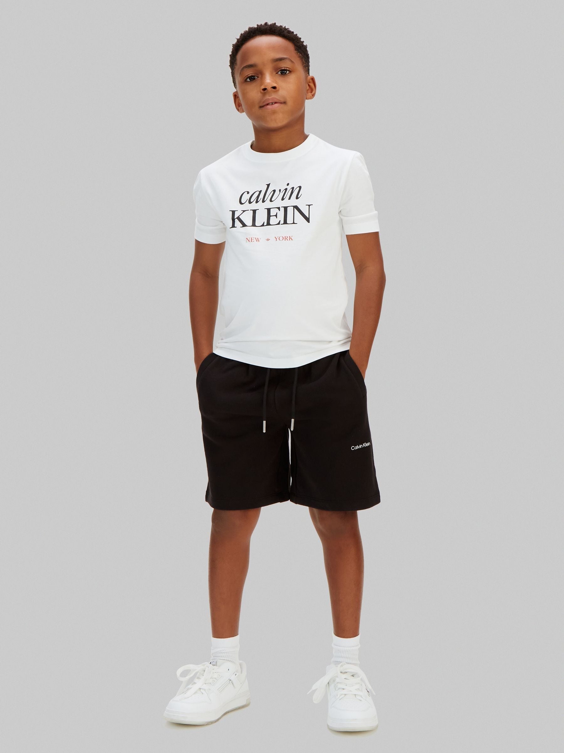 Calvin Klein Black Denim Cargo Shorts image 2