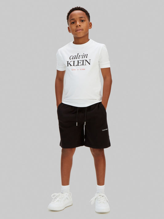 Calvin Klein Black Denim Cargo Shorts image 2
