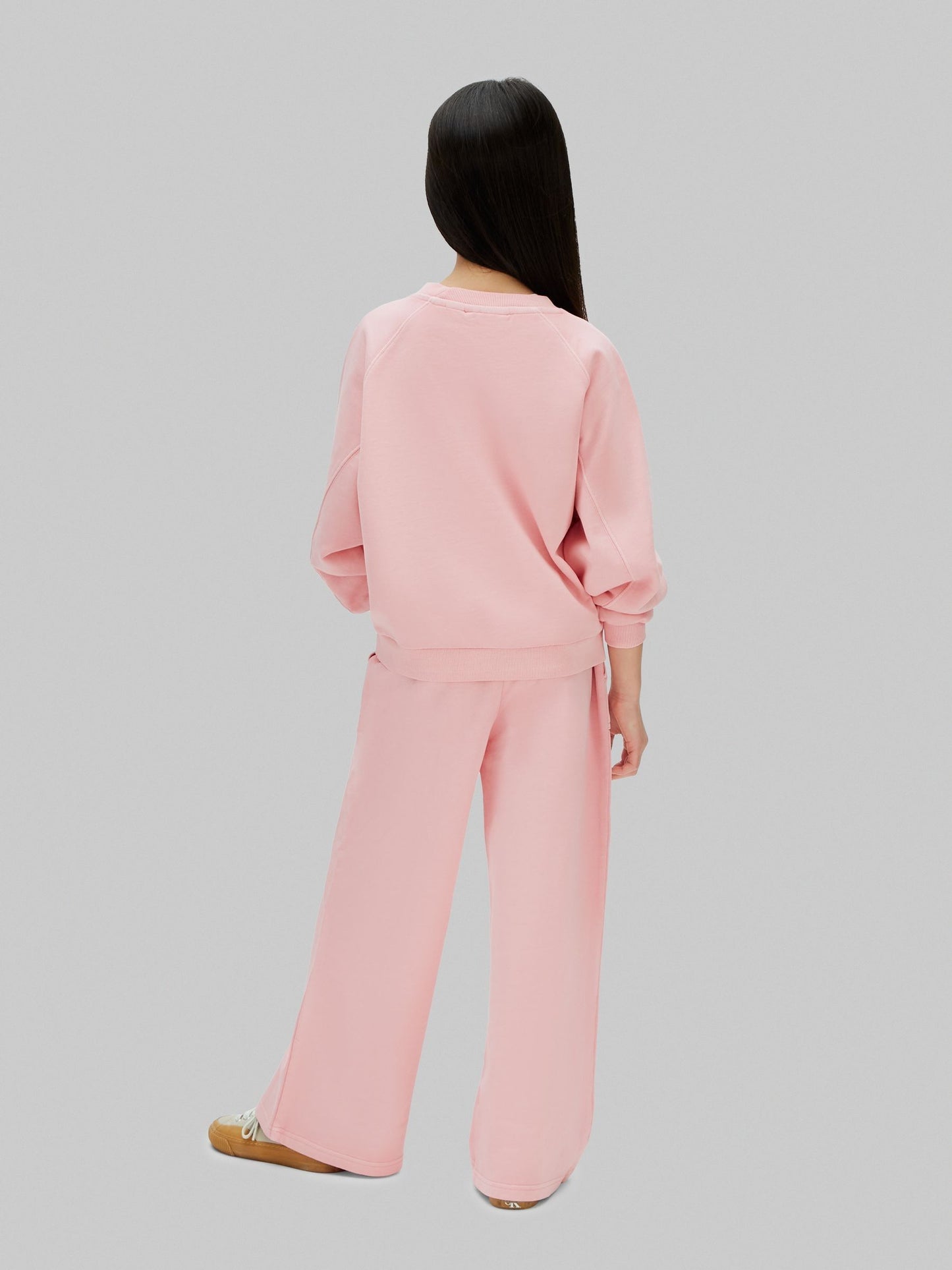 Calvin Klein Pink Wide Leg Trousers - Pigment Dyed image 4