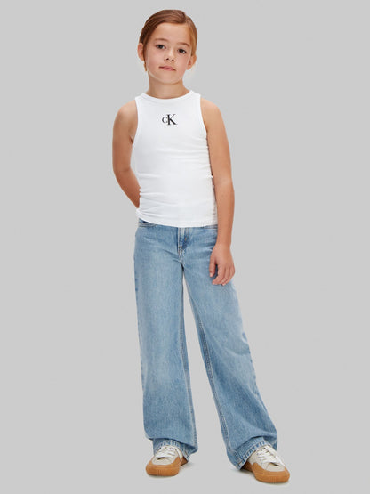 Dsiney Kidz - Calvin Klein White Tank Top with Logo image 2