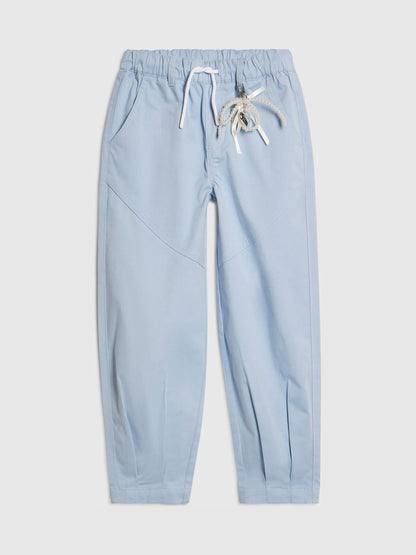 Dsiney Kidz - River Island Sky Blue Denim Cargo Trousers with Keyring image 1