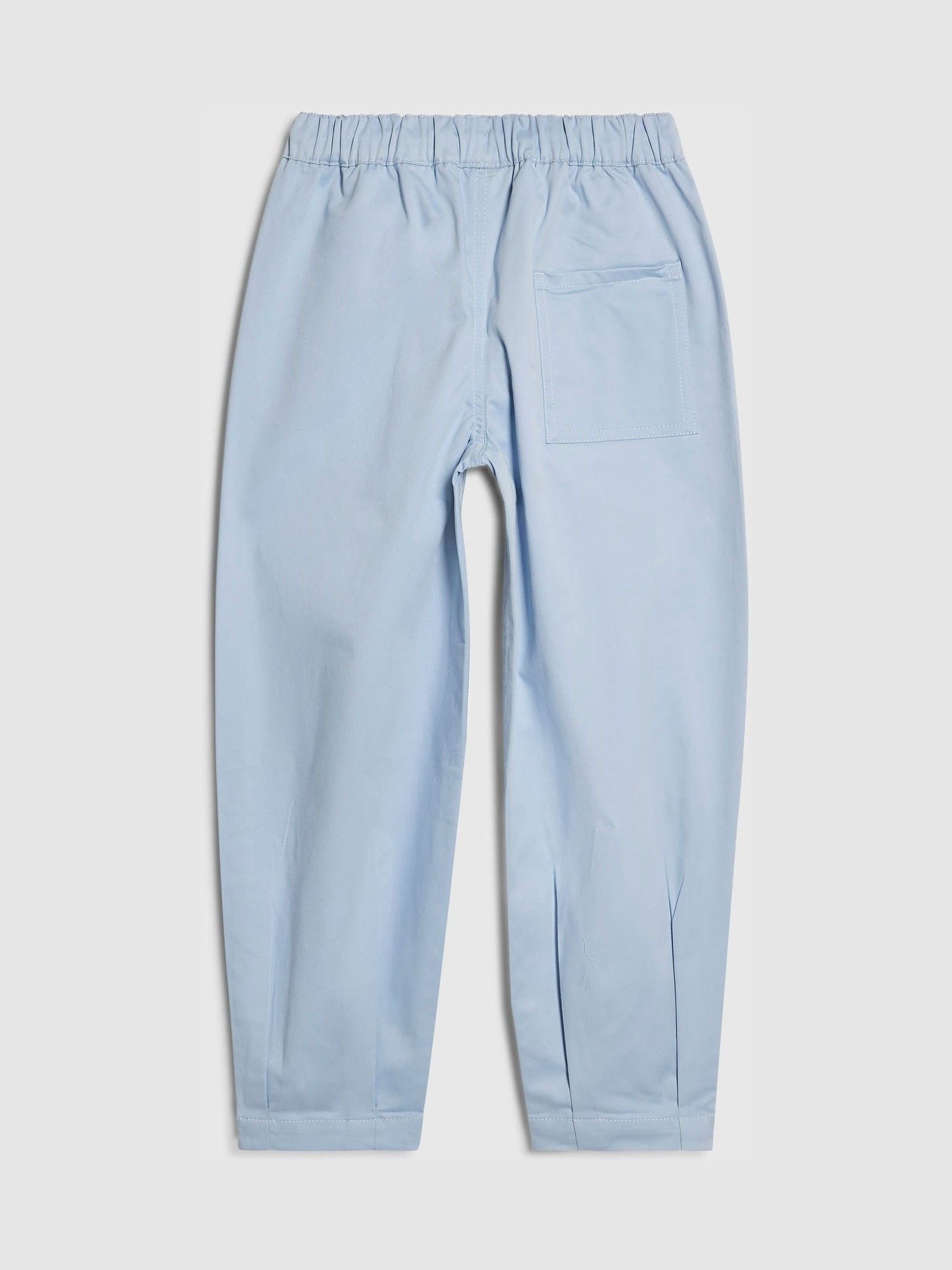 Dsiney Kidz - River Island Sky Blue Denim Cargo Trousers with Keyring image 2