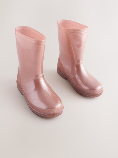 Rosegold Metallic Wellies image 1