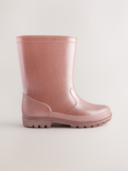 Rosegold Metallic Wellies image 2