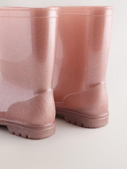 Rosegold Metallic Wellies image 4