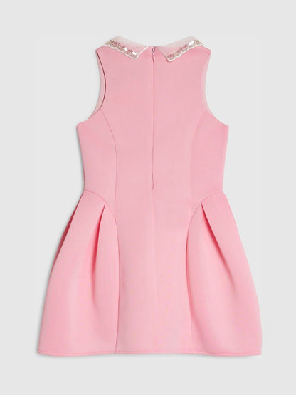 River Island Pink Collared Scuba Dress image 2
