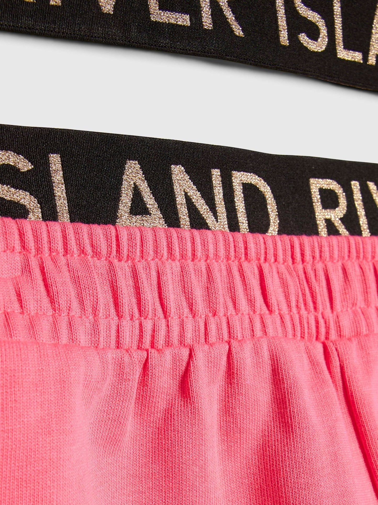 Dsiney Kidz - River Island Pink Logo Tank & Runner Short Set image 4
