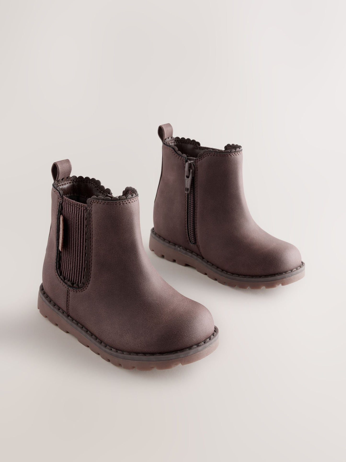 Chocolate Brown Chelsea Ankle Boots image 1