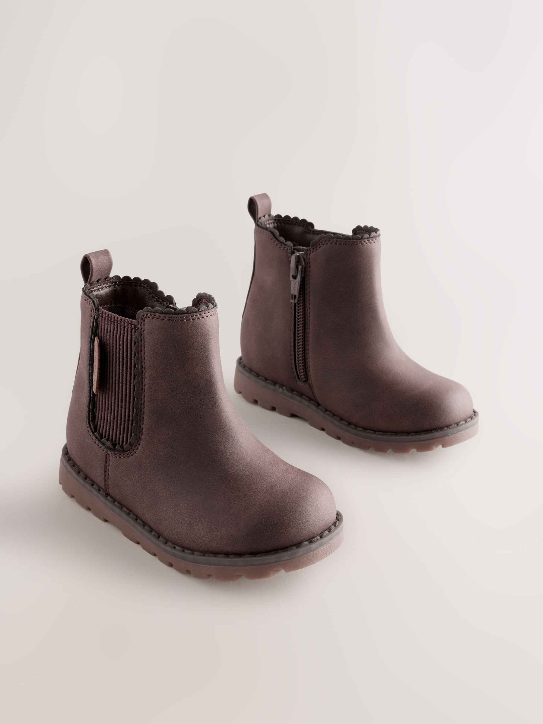 Chocolate Brown Chelsea Ankle Boots image 1