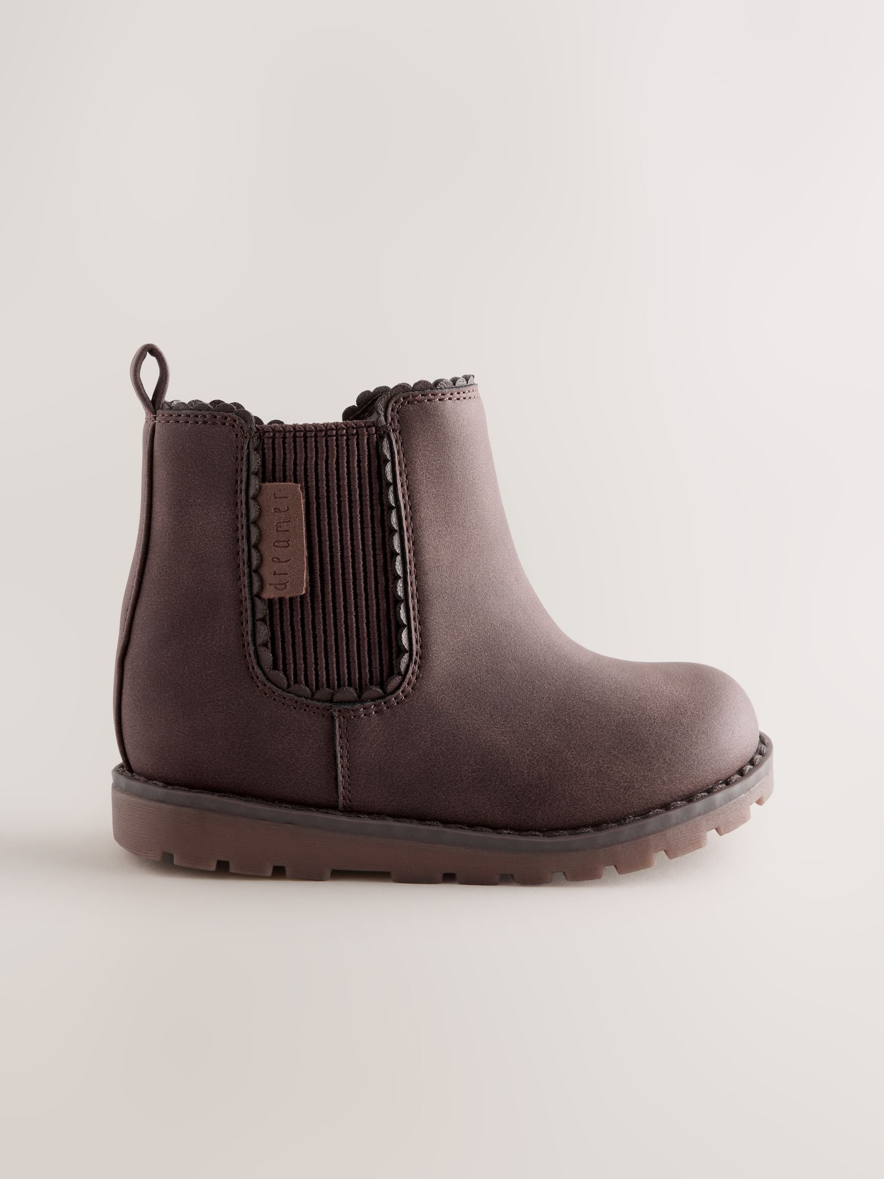 Chocolate Brown Chelsea Ankle Boots image 2