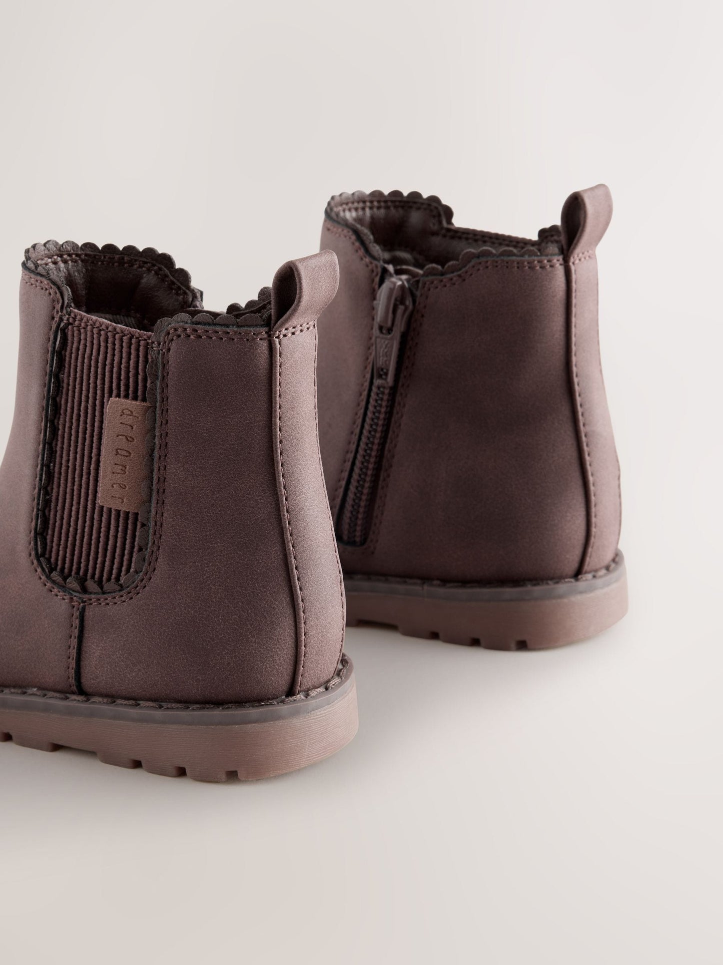 Chocolate Brown Chelsea Ankle Boots image 3