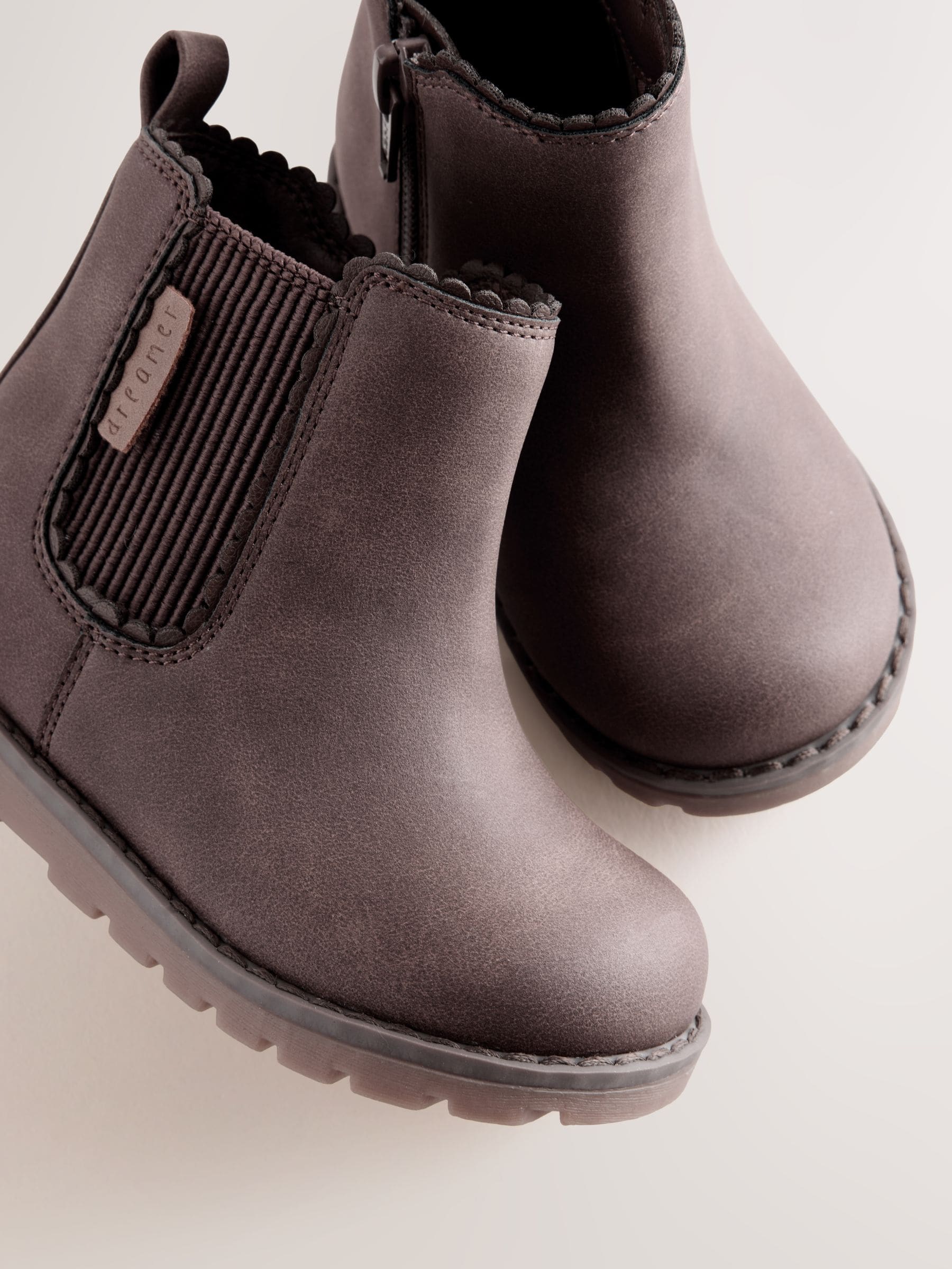 Chocolate Brown Chelsea Ankle Boots image 4