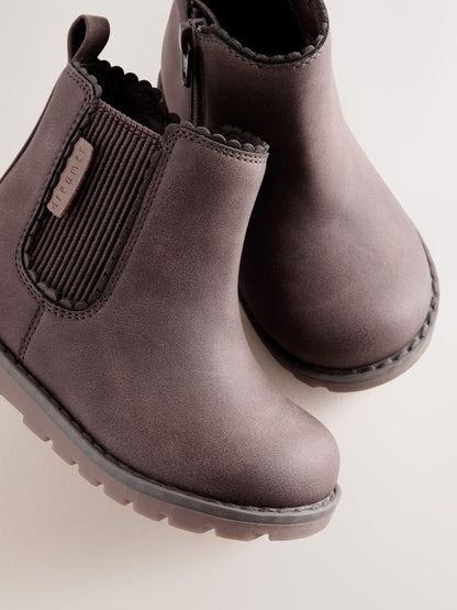 Chocolate Brown Chelsea Ankle Boots image 4