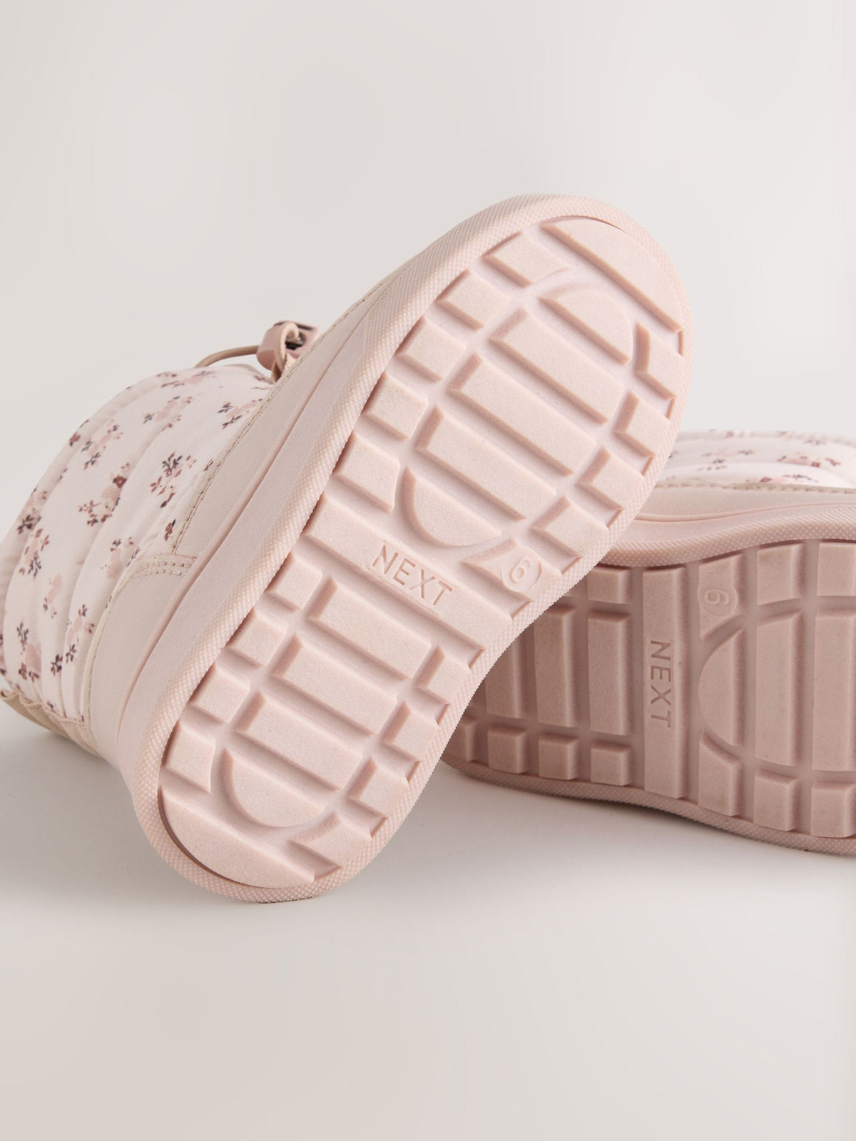Pink Ditsy Quilted Waterproof Pull On Boots - image 5