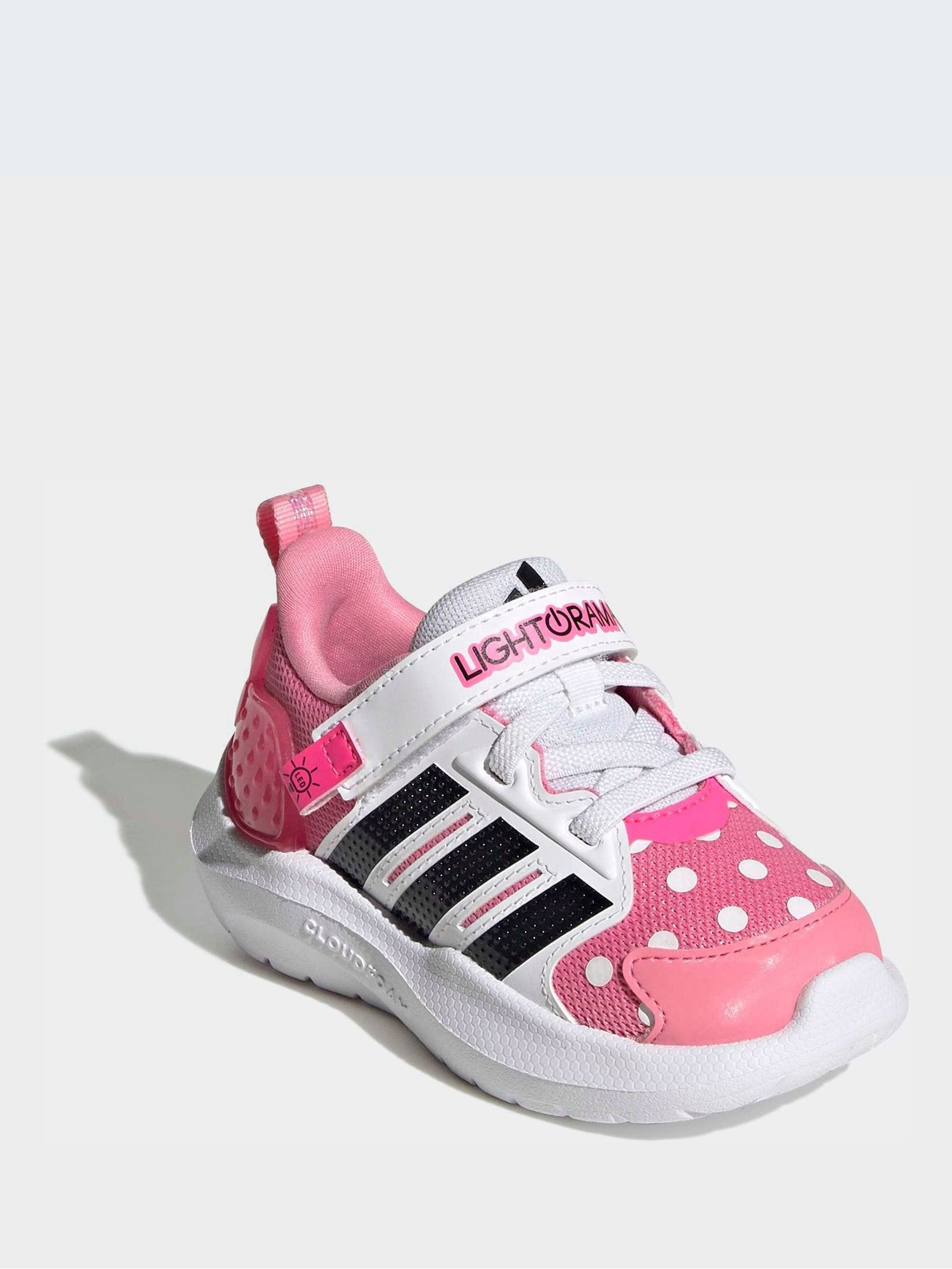 adidas Pink Disney Lightorama Minnie Mouse Infants Shoes image 2