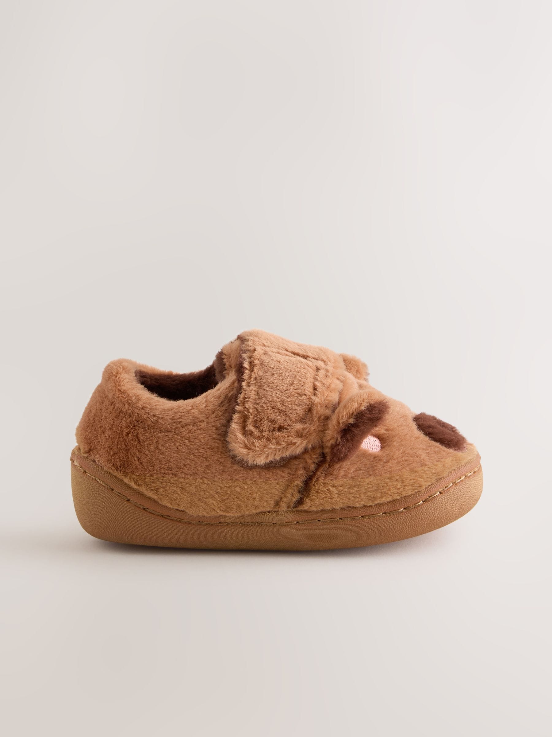 Tan Brown Capybara Cupsole Slippers image 2