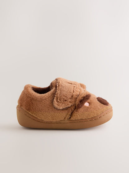 Tan Brown Capybara Cupsole Slippers image 2