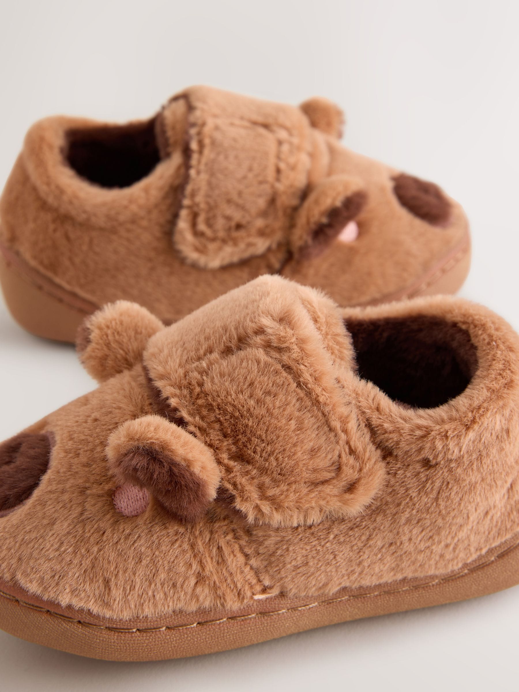 Tan Brown Capybara Cupsole Slippers image 4
