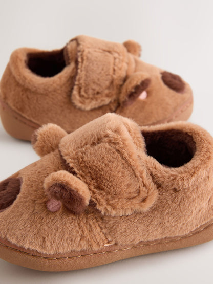 Tan Brown Capybara Cupsole Slippers image 4
