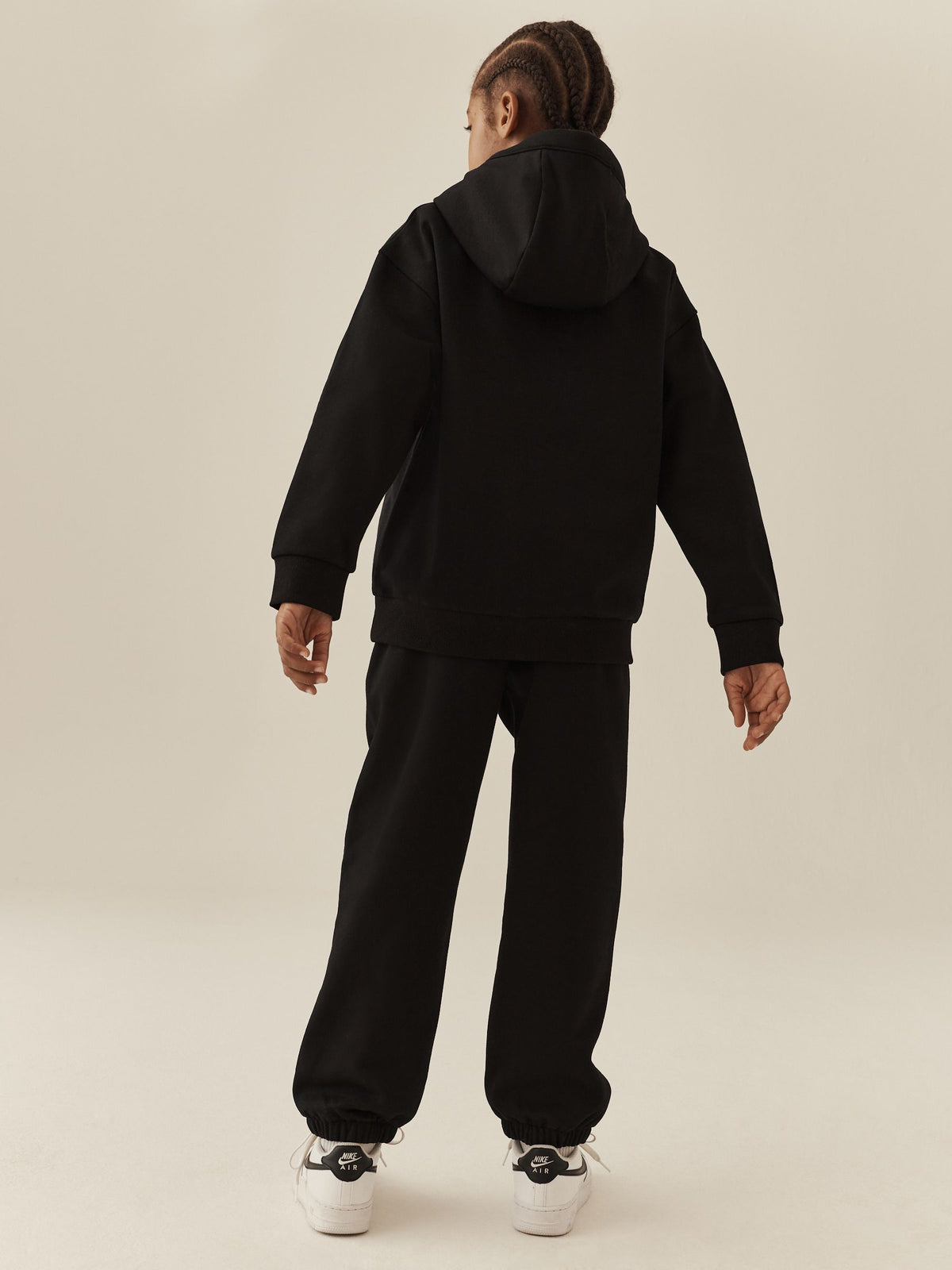 Black NXT Regular Fit Heavy Weight Sign Off Hoodie Joggers Set (3-16yrs) - image 3