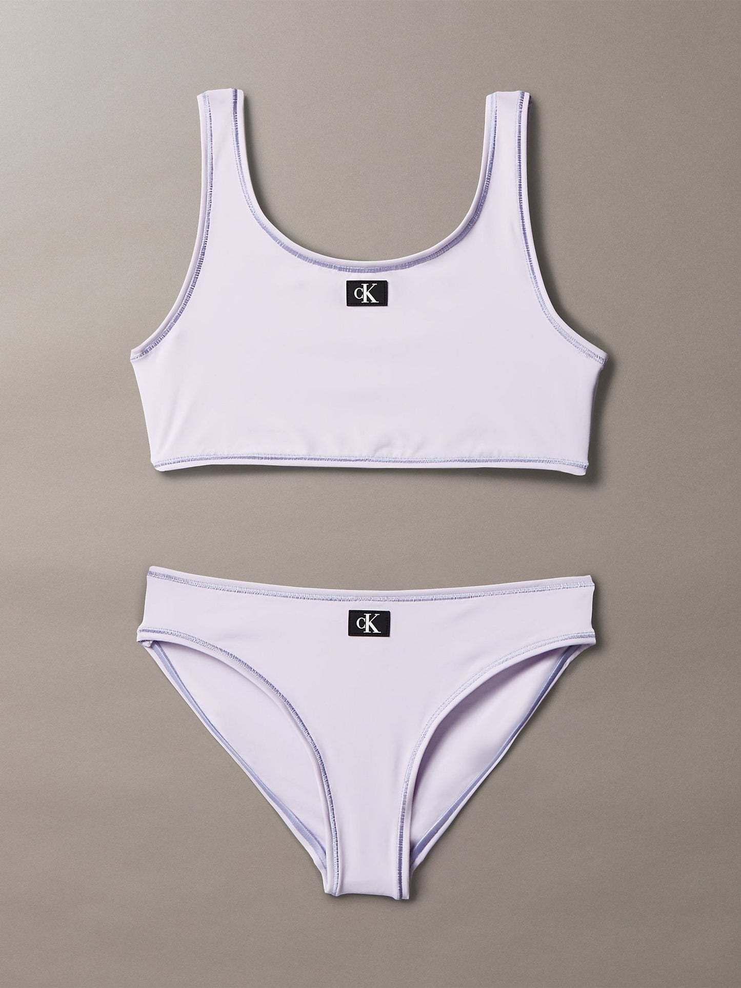 Calvin Klein Purple Bralette Bikini Set image 1