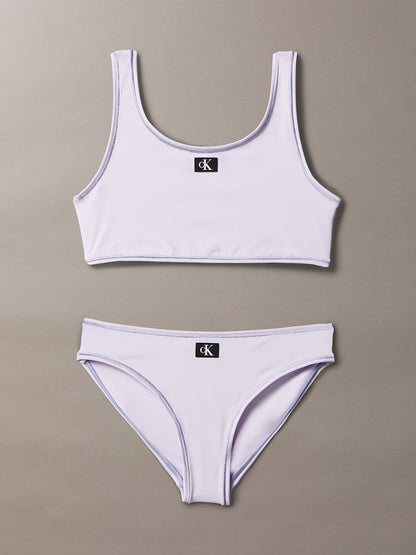 Calvin Klein Purple Bralette Bikini Set image 1