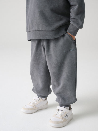 smALLSAINTS Charcoal Grey Underground Oversized Sweatshirt and Joggers Set - image 2