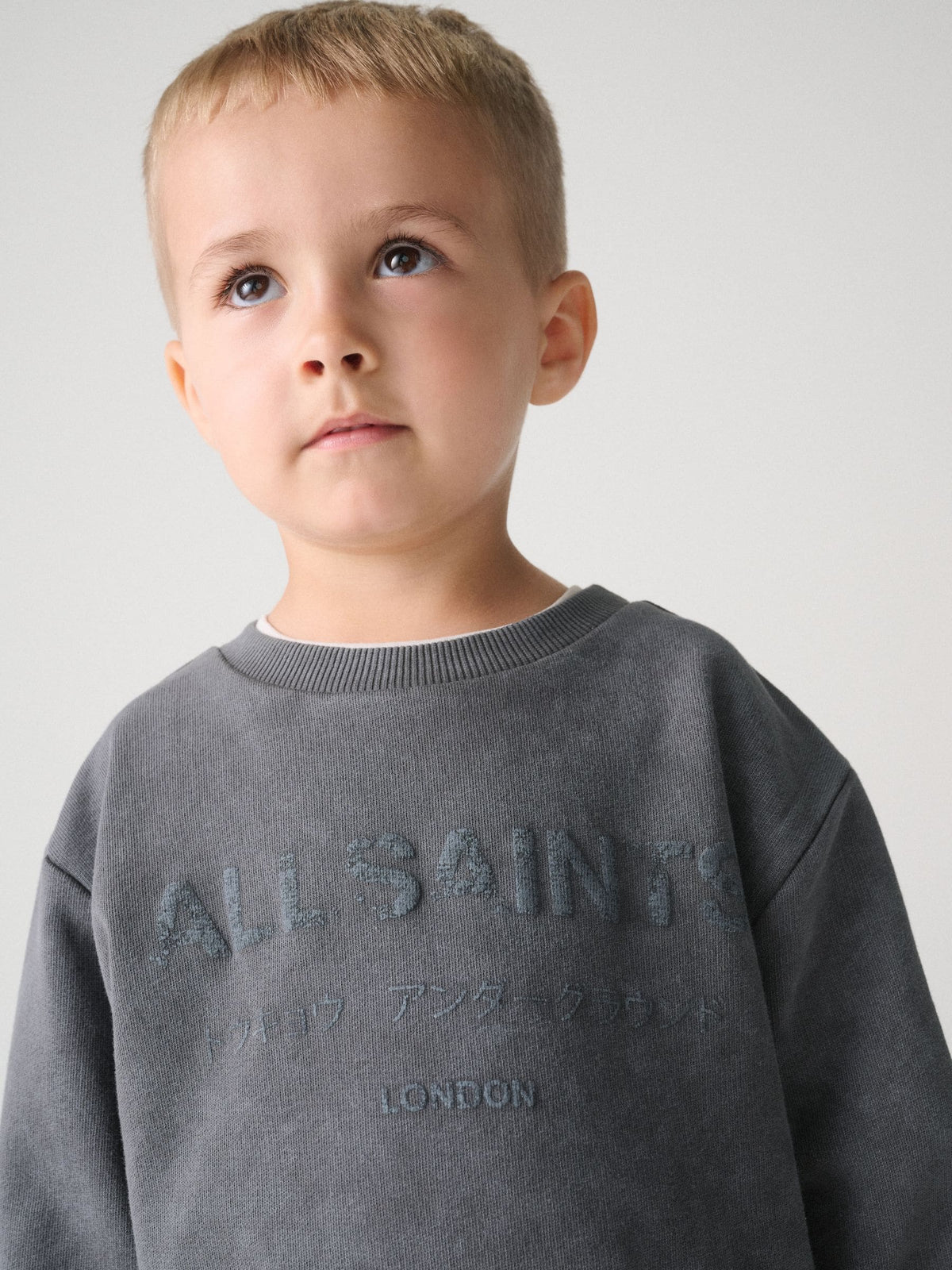 smALLSAINTS Charcoal Grey Underground Oversized Sweatshirt and Joggers Set - image 3