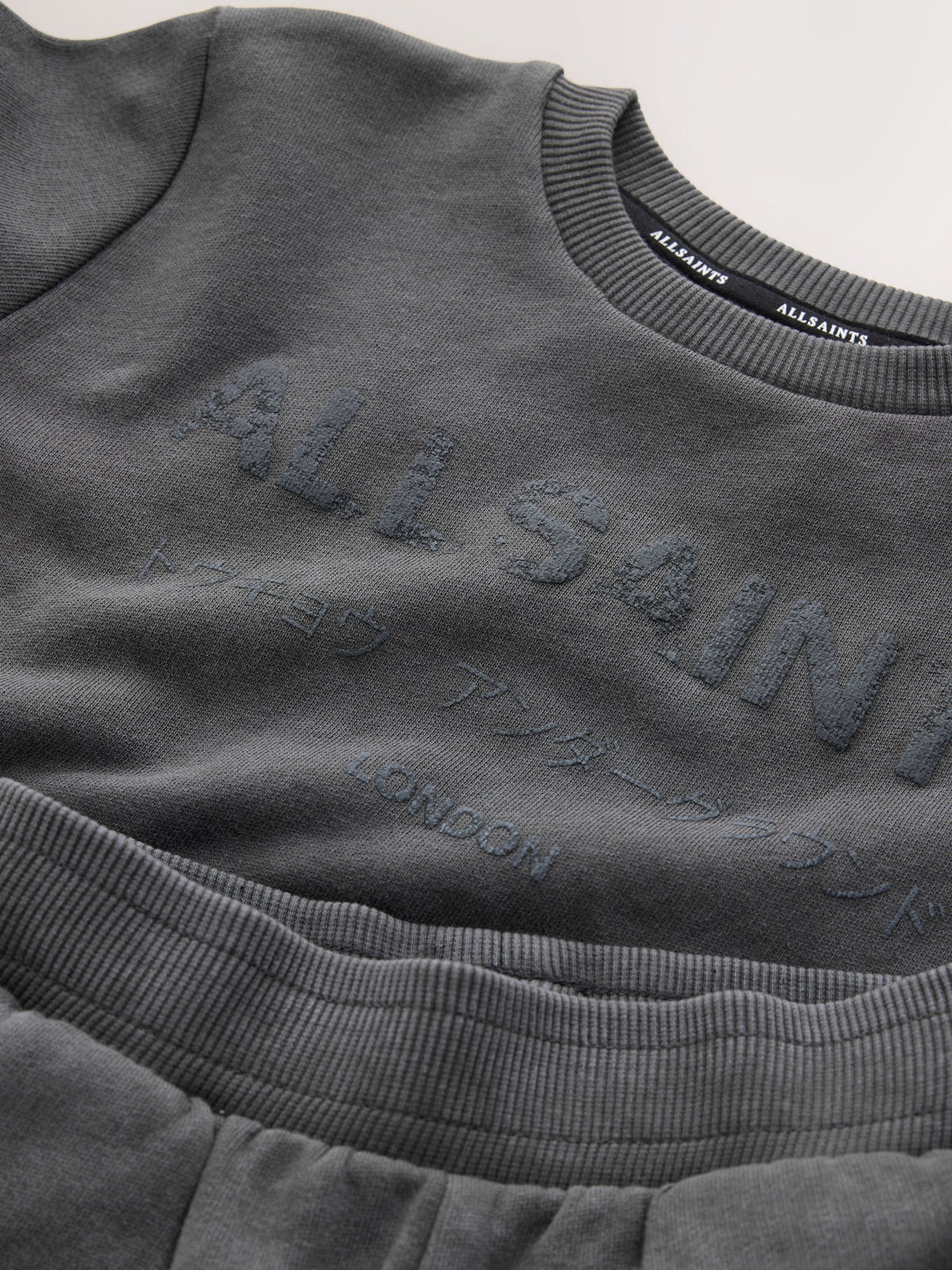 smALLSAINTS Charcoal Grey Underground Oversized Sweatshirt and Joggers Set - image 9