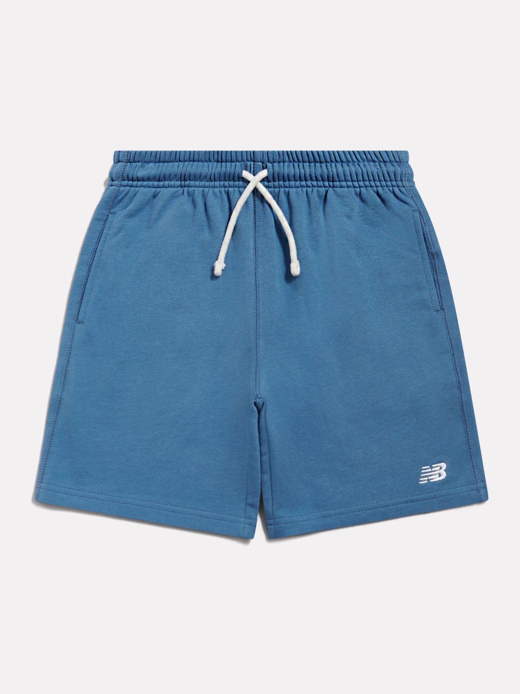Dsiney Kidz - New Balance Blue French Terry Small Logo Shorts image 6