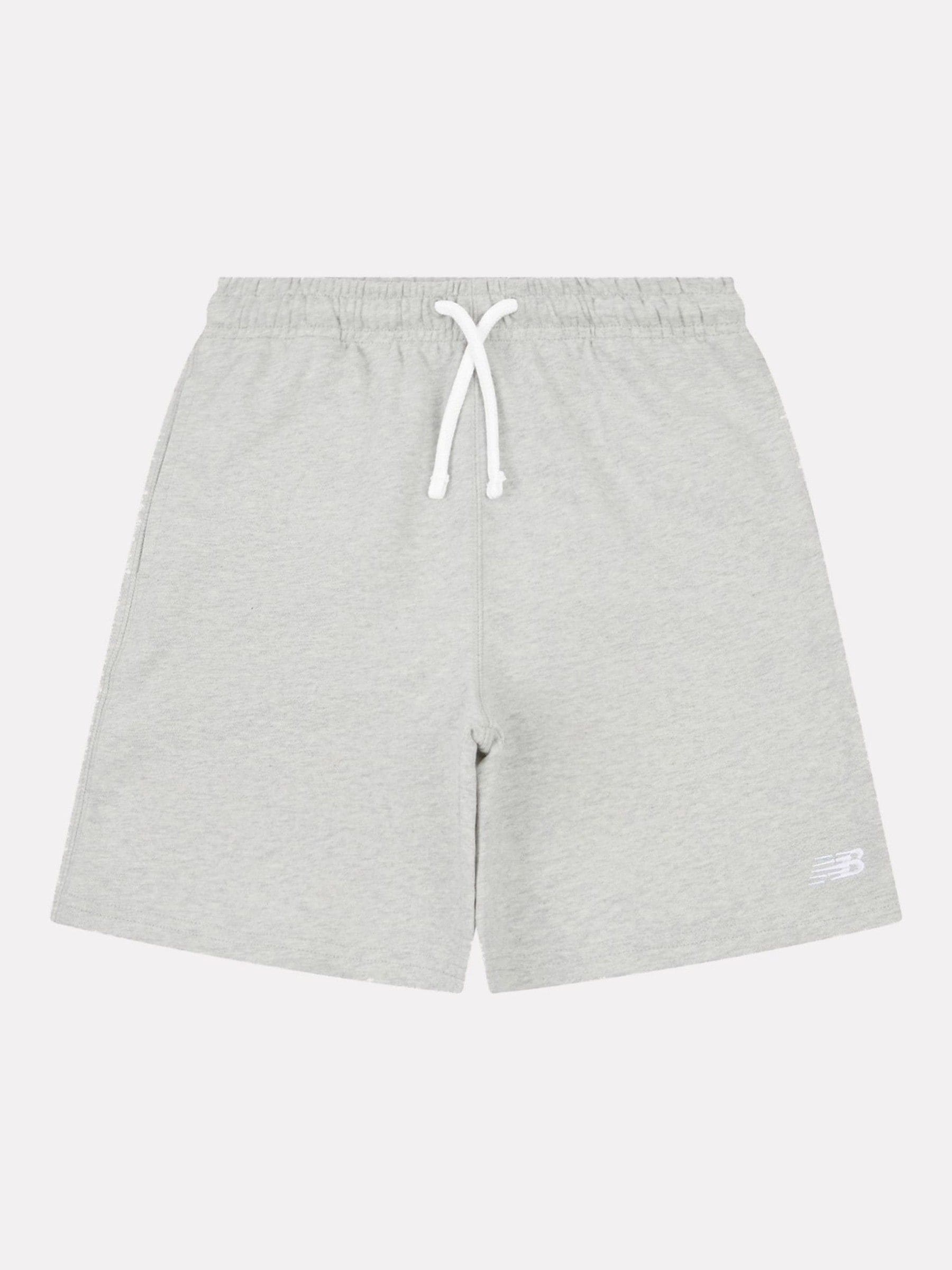Dsiney Kidz - New Balance Grey French Terry Small Logo Cotton Shorts image 6