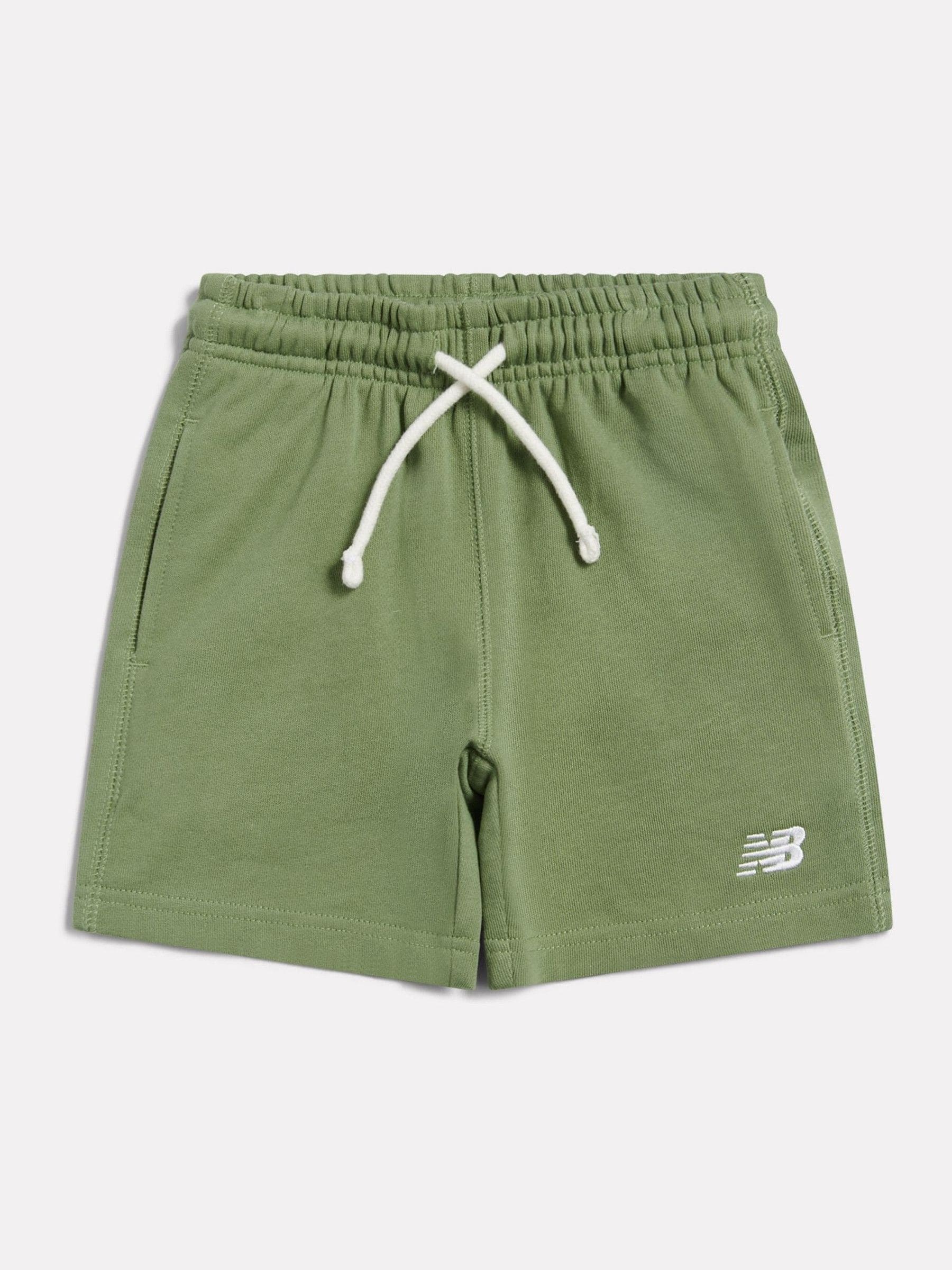Dsiney Kidz - New Balance Green Logo French Terry Shorts image 1