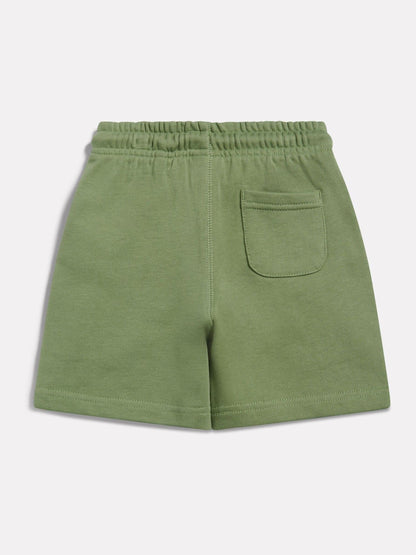 Dsiney Kidz - New Balance Green Logo French Terry Shorts image 2